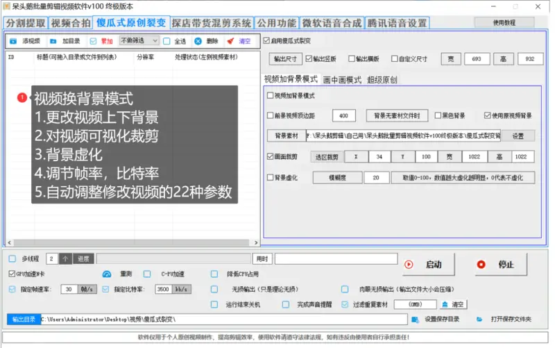 呆头鹅剪辑视频V100终极版示例图3
